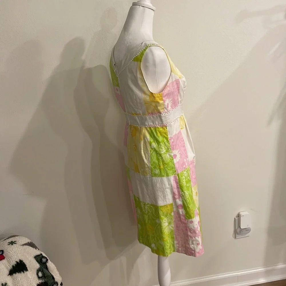 Lilly Pulitzer Multi Fresh Picked Patch Patchwork Dress - Picture 9 of 13